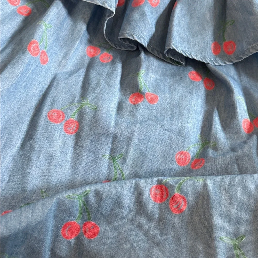 Stella McCartney Kids Cherry Chambray Dress